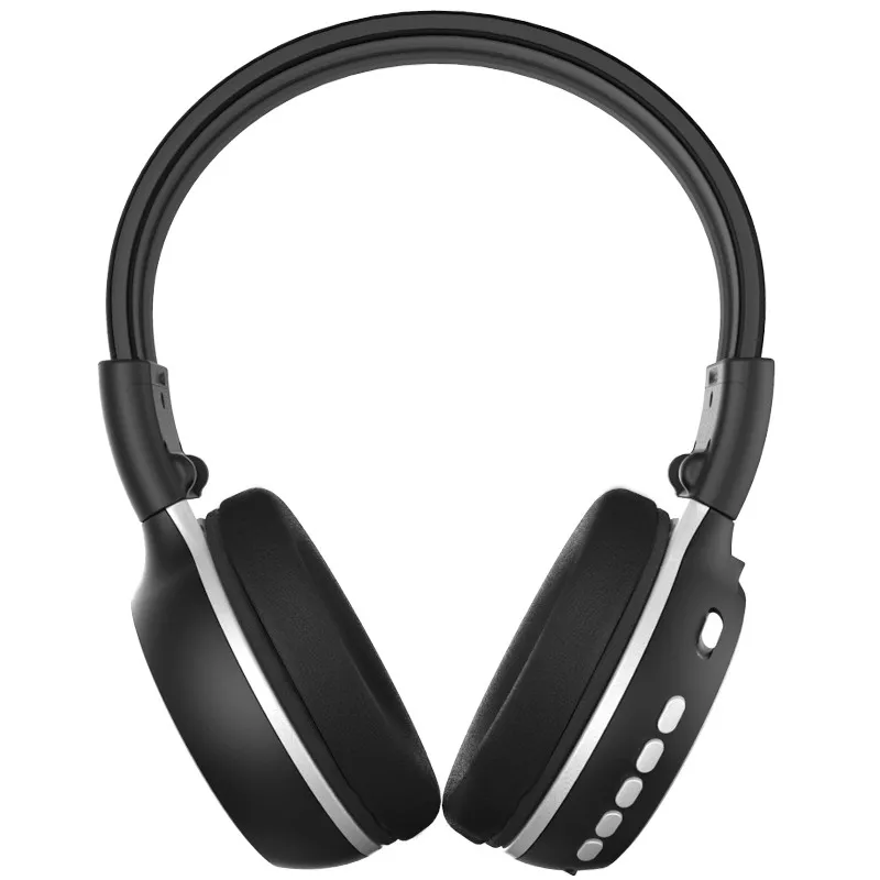 20% Bluetooth наушники Универсальные складные спортивные беспроводные наушники светодиодный FM радио наушники Поддержка TF наушники