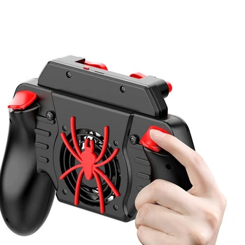 

PUBG Trigger Controller Gamepad For L1R1 Aim Button Joystick Grip For Mobile Phone FPS Game Accessories with cooling fan