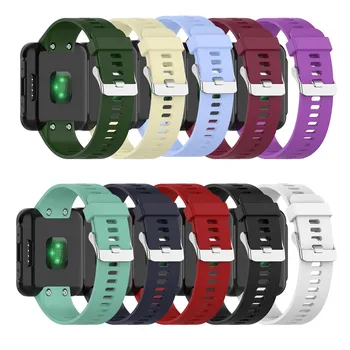 

22mm Soft Silicone Watch Strap Bracelet for Garmin Forerunner35 Forerunner30 Smartwatch Accessories Watchband Wrist Band Strap