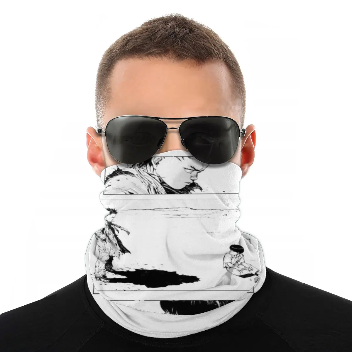 Akira Collection Anime Manga Sciarpe Viso Maschera Di Halloween Neck Warmer Balaclava Bandana Versatilità Copricapi Escursioni In Bicicletta Escursion