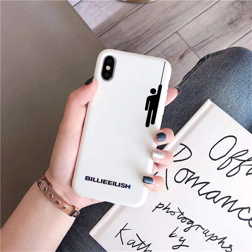 Чехол для XiaoMi RedMi K20 Note 8 7 6 5 5A 4 4X Pro силиконовый спортивный чехол для телефона мягкий чехол для смартфона с логотипом Billie Eilish - Цвет: Color 7