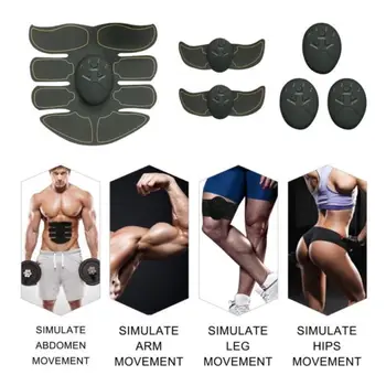 

YOUKE Impulse Promotion ABS Electric Pulse Muscle Stimulator Lazy Muscle Training Device Slimming Plastic Instrument Universal