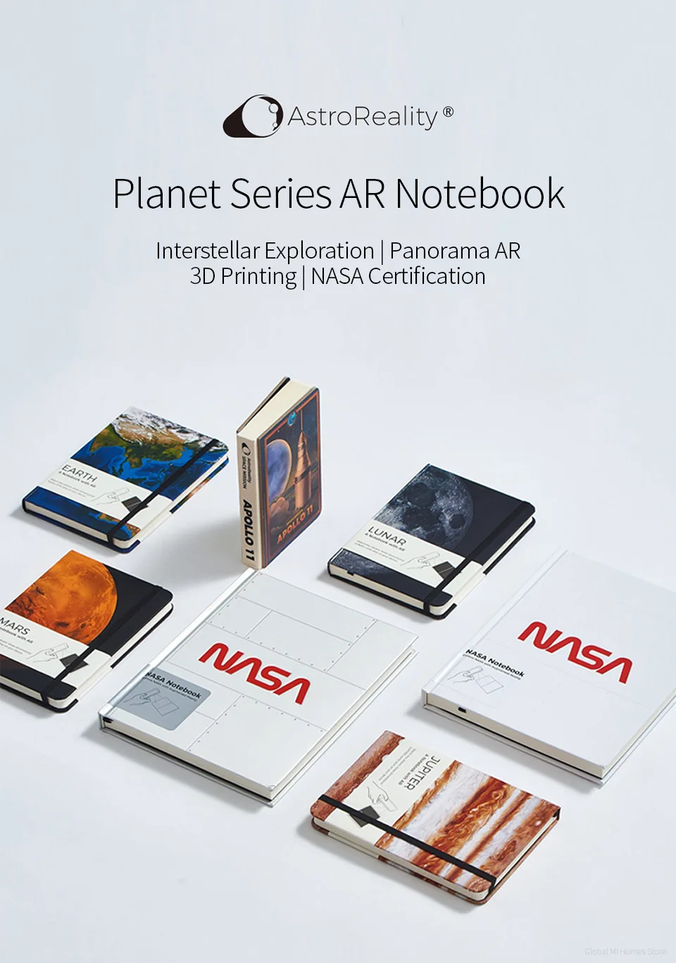 Xiaomi Youpin AstroReality серия AR ноутбук, 3D принтер, высококачественный рельефный блокнот, 3D чехол стерео гравировка