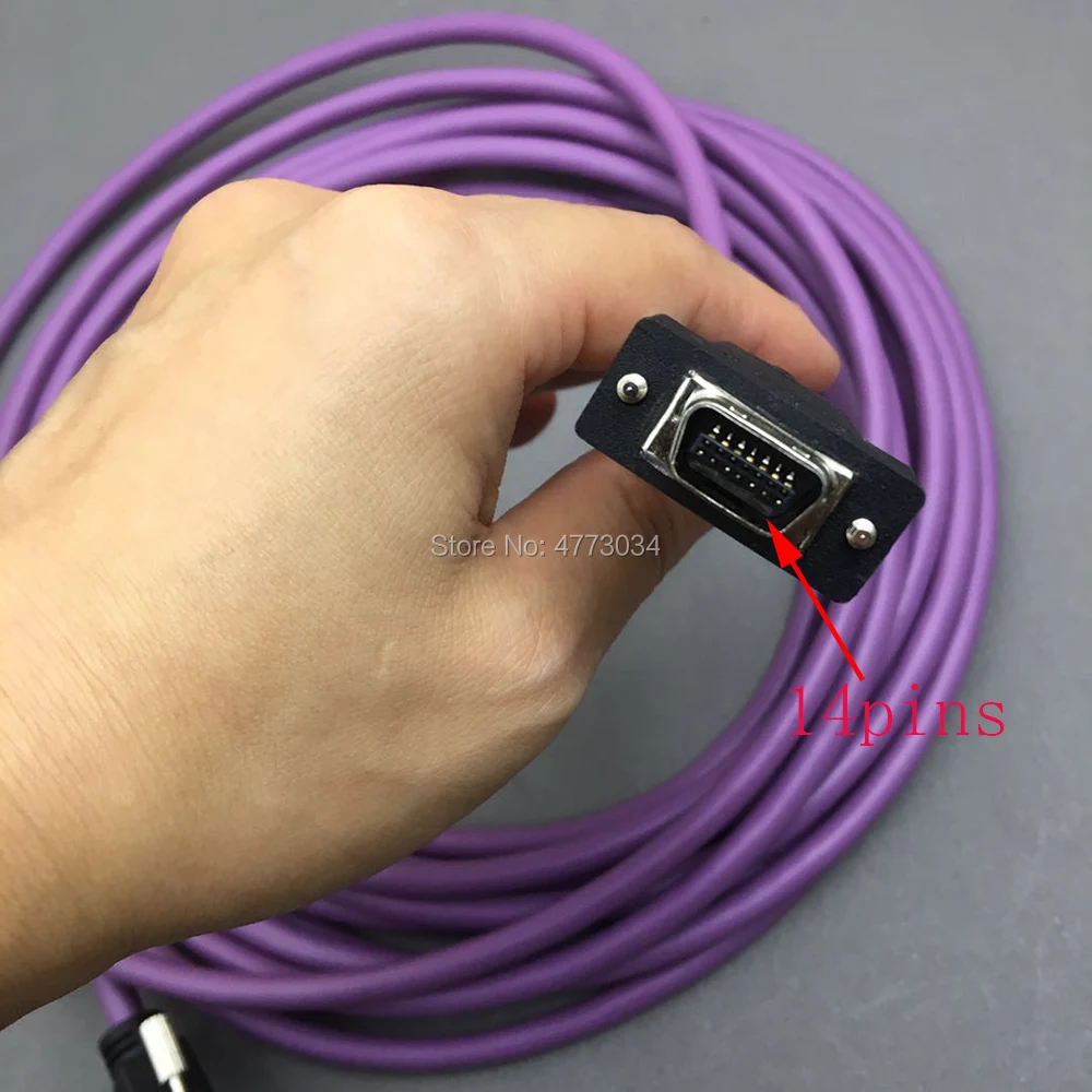 Impressora de Formato Amplo para Cabo de Dados Epson Dx5 Placa Principal Cabo de Dados Allwin Humano Xúli de Alta Densidade Cabo Scsi Lvds 4m 6m - Imagem 6