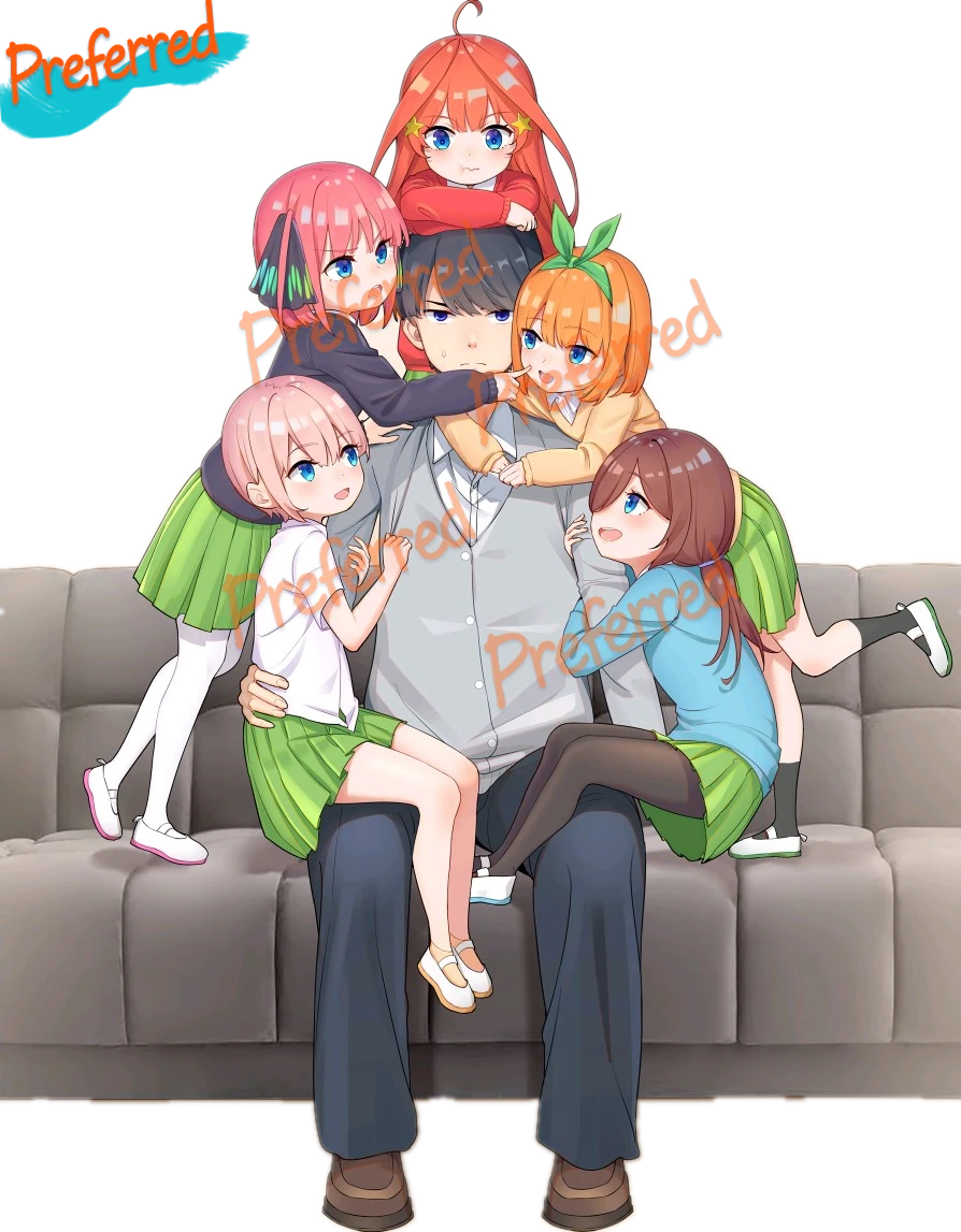 Cute Anime Girl Nakano Ichika Stickers For The Quintessential Quintuplets Vinyl Decal Die Cutting Waterproof Pvc Car Stickers Aliexpress