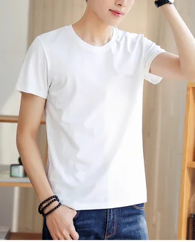 

Men's casual short-sleeved t-shirt wild clothes tide 6162
