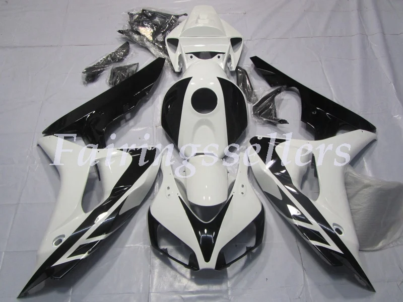 Black and White OEM Style No Decals - CBR 1000RR 06-07