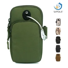 Камуфляжный открытый мобильный телефон Armstrap Фитнес Бег Рука Сумка 6,5-дюймовый Оксфорд ткань спортивный мобильный телефон сумка в настоящее время Av