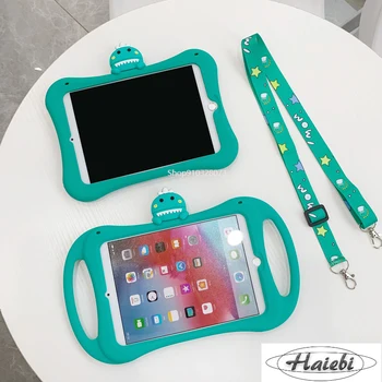 

Mini Case Cartoon Kids Safe Cover for IPad 9.7 2017 2018 Tablet Soft Silicon Stand Funda Case for IPad 10.2 Air 2 9.7" Air3 10.5