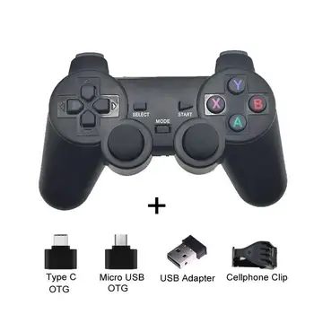 

BEESCLOVER 2.4GHz Wireless Gamepad Game Controller Joystick Remote Controller for PS3 Android Phone TV Box Laptops PC