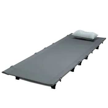 

New Arrival Portable Ultralight Folding Camp Bed Travel Cot Tent Bed Aluminium Alloy Metal Frame Outdoor Camping Fishing Mat Bed
