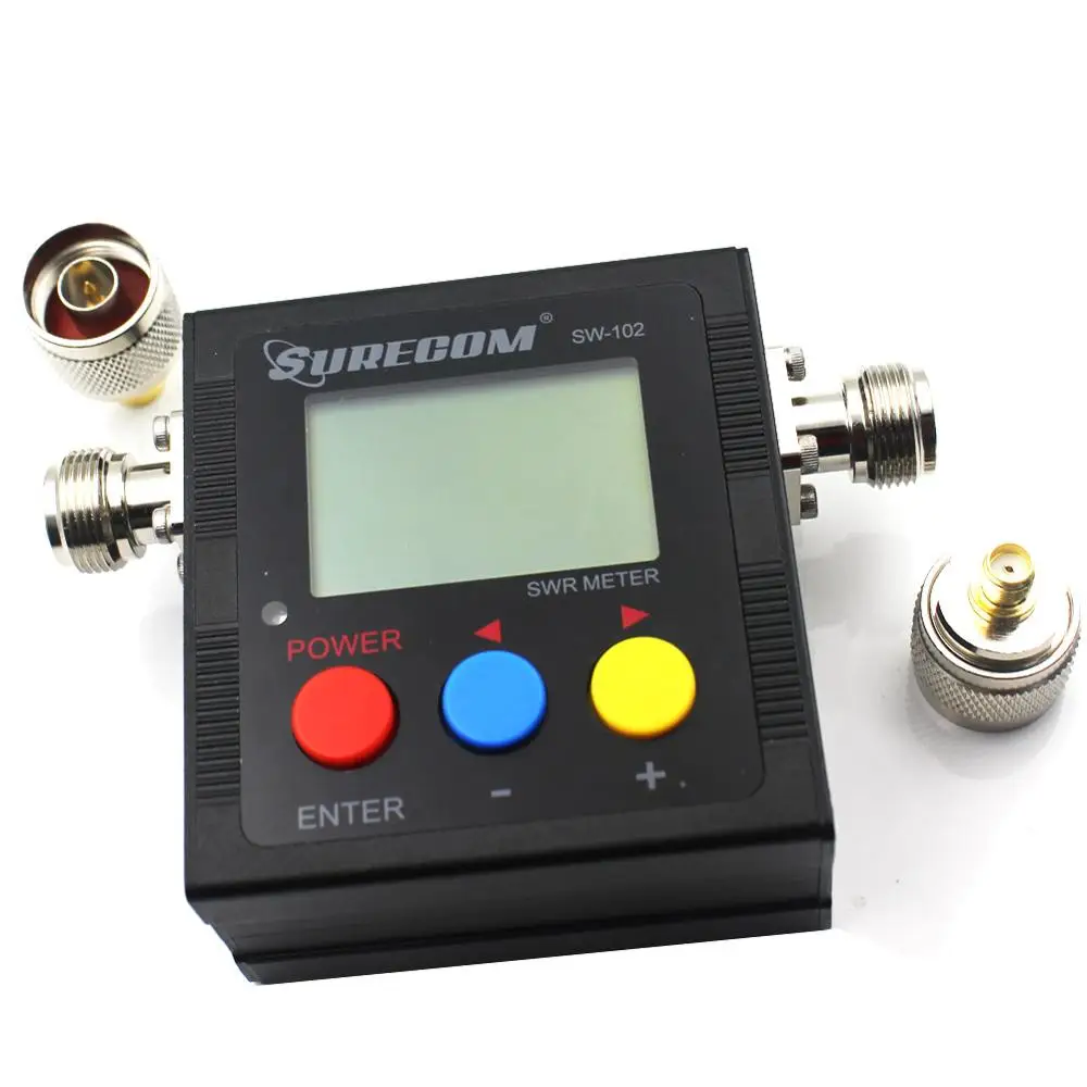 Последняя версия смартфона 125 525 МГц VHF/UHF антенна Power & SWR MeterDigital и измеритель