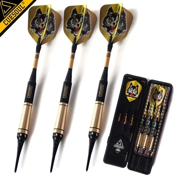 

15cm 3PCS/set CUESOUL Wolf Series 18g Professional Soft Tip Darts Set With Alloy Alu Dardos Shaft Electronic Needle