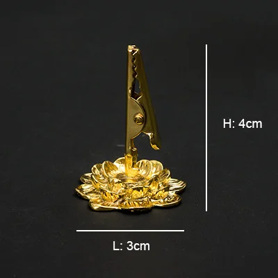 Golden lotus PINNY креативный металлический держатель для благовоний из сплава, база для благовоний для животных, медный чай, аксессуары для церемонии, дзен, чай, домашнее украшение для домашних животных - Цвет: Golden lotus