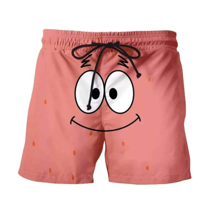 Повседневные Шорты с четырехлистным клевером забавные классные летние классические пляжные шорты с аниме шорты для фитнеса дышащие шорты с сеткой для бега