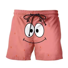 Повседневные Шорты с четырехлистным клевером забавные классные летние классические пляжные шорты с аниме шорты для фитнеса дышащие шорты с сеткой для бега