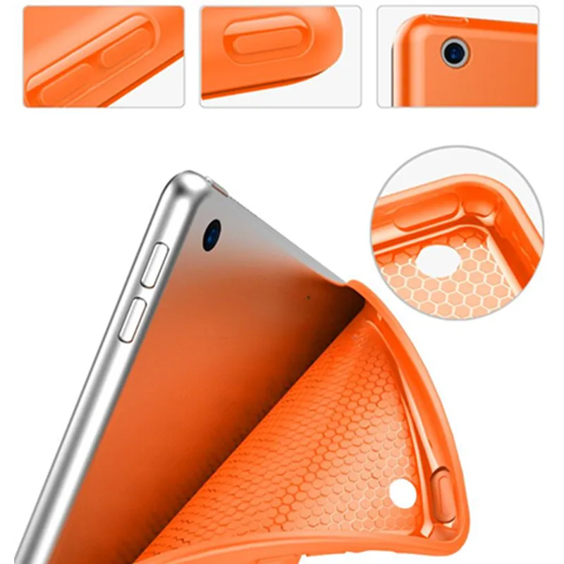 Смарт-чехол для нового iPad 10,2 дюймов 7th Gen планшет Funda Trifold PU Lether чехол-подставка для iPad 10,2 чехол+ экран+ ручка