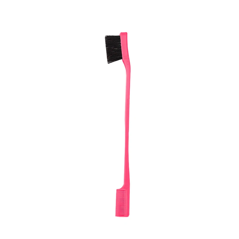 1 Pc rose red 3 шт./лот двухсторонний контроль края волос Расческа для укладки волос щетка произвольного цвета - Цвет: 1 Pc rose red
