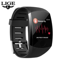 LIGE Новые Bluetooth Смарт-часы для мужчин и женщин сердечного ритма кровяное давление шагомер часы Водонепроницаемый Фитнес-трекер спортивные