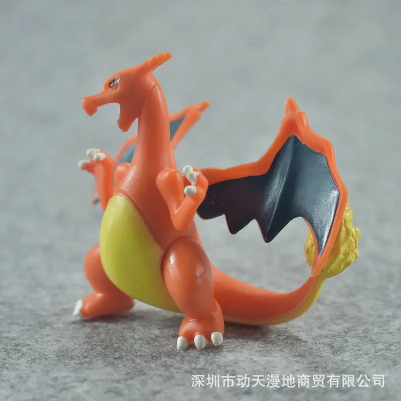 8 см ПВХ Charizard mediham Venusaur Mewtwo Lugia Ho-Oh новая популярная модель, коллекция украшений на Рождество, день рождения, Хэллоуин, подарок для детей - Цвет: Charizard Y