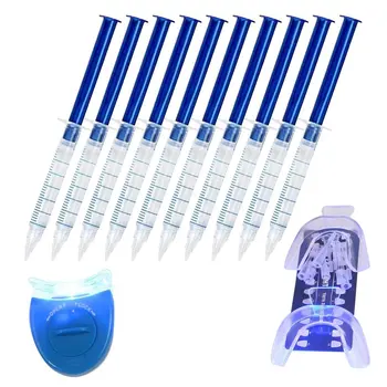 

Teeth Whitening Gel Syringe 10Pcs Pack Cold Light Beauty Lotion Oral Care