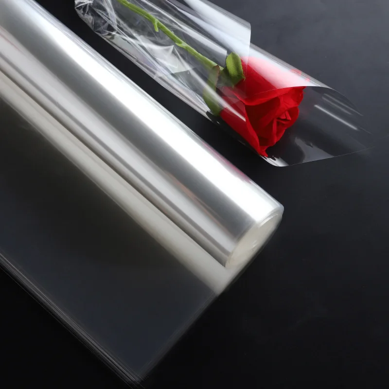 

20/50pcs Clear Cellophane Film Wrap Roll Gift Flower Bouquet Baskets Wrapping Paper Arts Decorative Crafts Paper Film