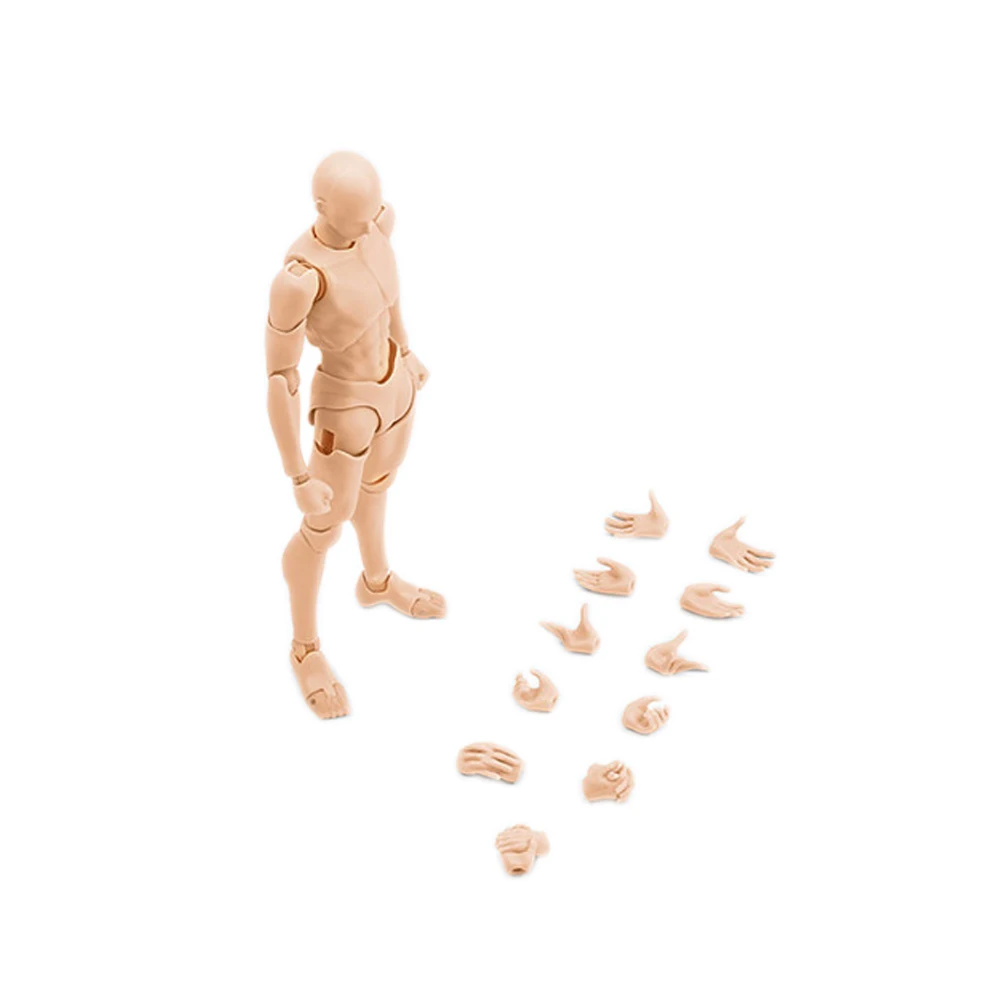 Body Chan& Kun Doll Male Female Set PVC Movebale Action Figure Model for SHF AN88