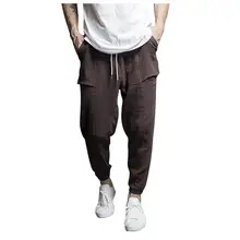 Мужские Новые повседневные штаны с принтом, спортивная одежда, спецодежда с карманами, спортивные рабочие повседневные брюки, штаны для улицы