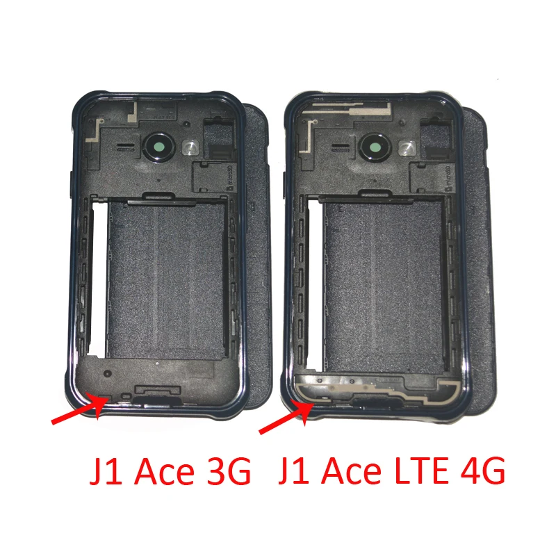 Новая боковая задняя крышка корпуса для Samsung J1 Ace 3G 4G J110F J110G J110H J110L J110 корпус