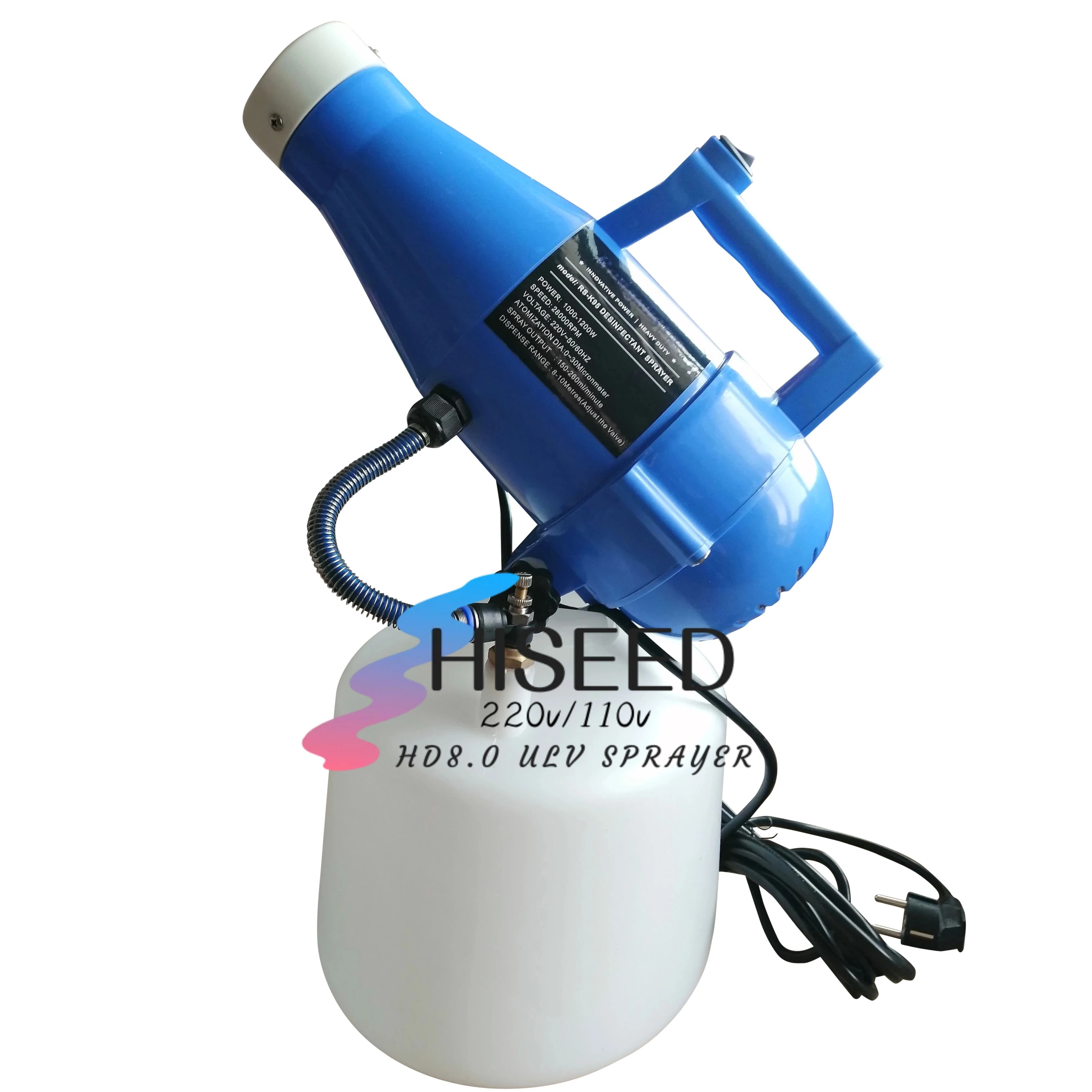 

0-30um professional ULV Rechargeable mist sprayer ULV Cordless Fogger Machine Electric Spray Gun