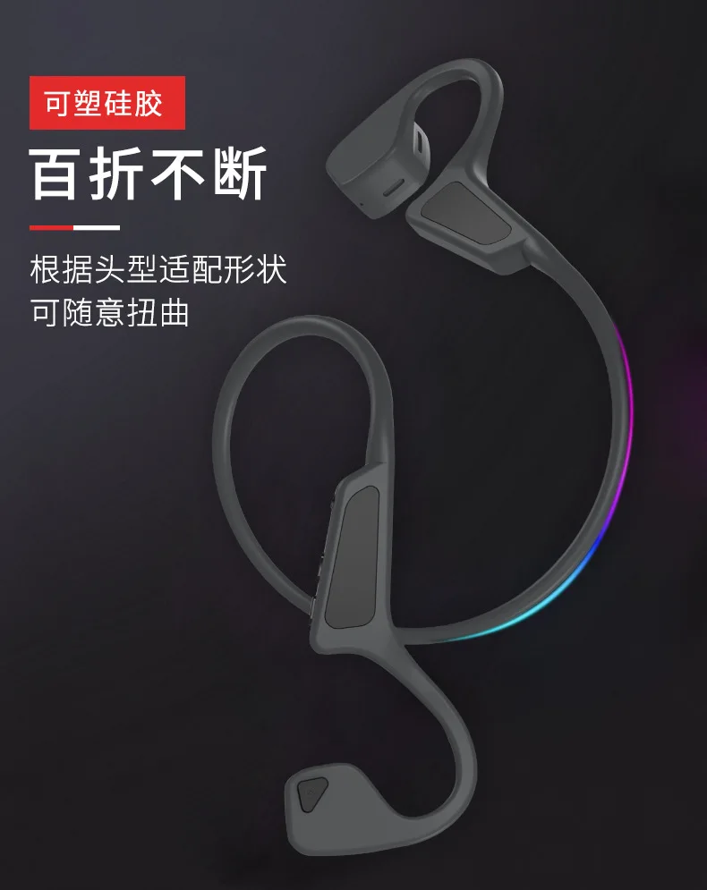 Bluetooth-гарнитура с костной проводимостью, Спортивная беспроводная гарнитура для бега, bluetooth-гарнитура, беспроводные наушники, спортивные наушники