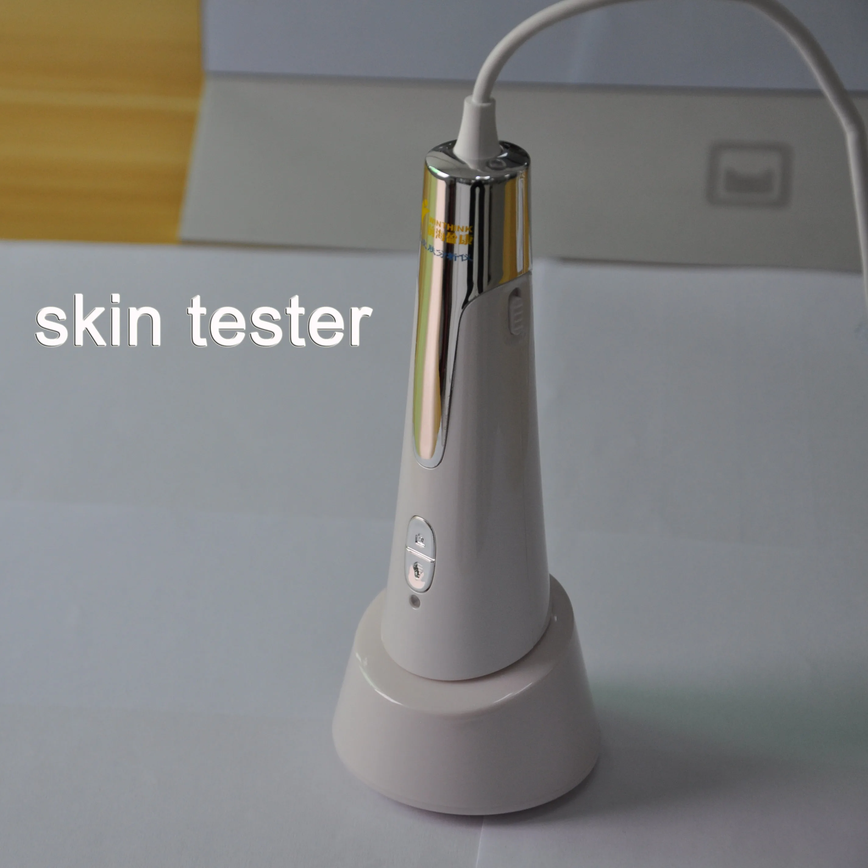 New Skin Tester Beauty Machine Magic Mirror Facial Skin Analyzer Face Problem Detector Skin Oil Analysis Problem Detector IS6 afbeelding