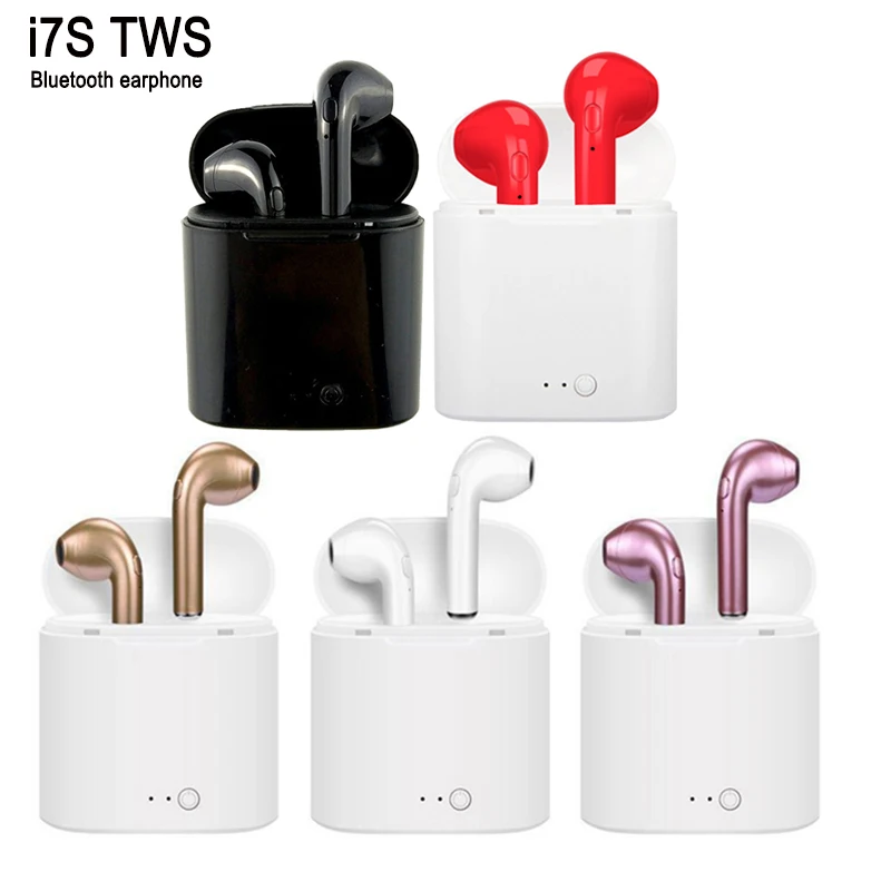 

i7s TWS Headphones Wireless Bluetooth Earphone Stereo Earbud Business Sports Headset Music Wireless Earpieces PK i9s i12 i10000