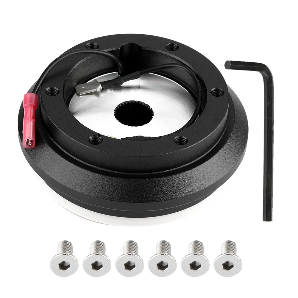 Aluminum Alloy Car Steering Wheel Hub Quick Release Adapter Kit for