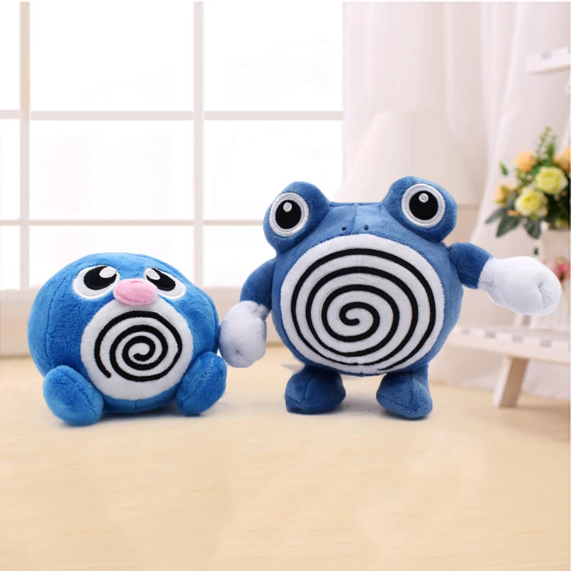 Цена оптовой продажи Poliwhirl Poliwag футболка с изображением персонажей видеоигр плюшевые игрушки куклы Мягкие Животные игрушка для детей Рождественский подарок 10 шт./компл