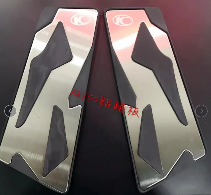 Motorbikes pedal Front and Rear Footrest Footboard Step Motorcycle Floorboards Foot Pegs For KYMCO AK550 KYMCO AK 550 2017 18