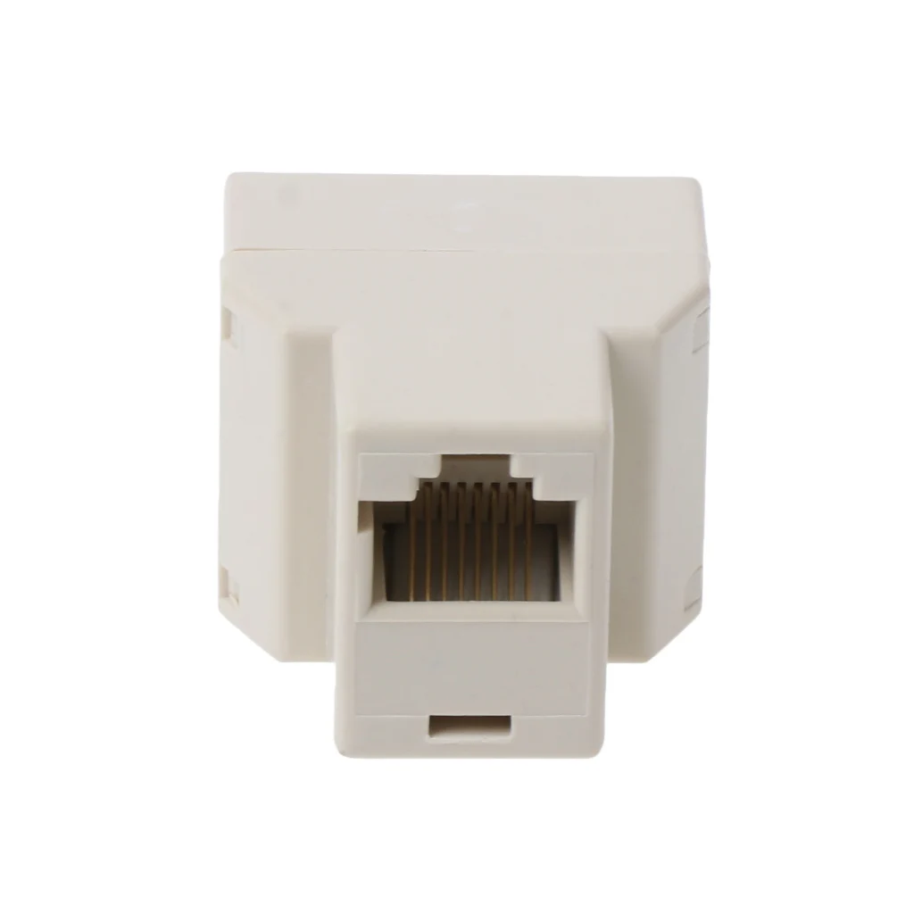 

RJ45 CAT5 CAT5E Network Ethernet 1to2 Connector Adapter Drop Ship Support