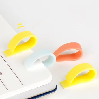 

Silicone bookmark color bookmarks for book mark Office Stationery notebook Page Holder Positioning book paper pages creative DIY