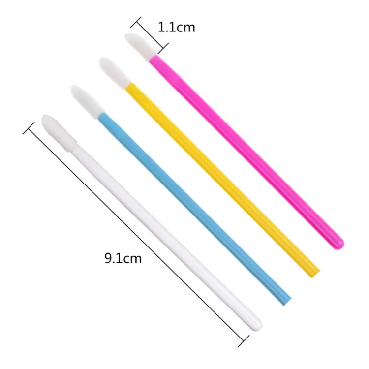 Extensão do Chicote Descartáveis Escova Cílios Maquiagens Escovas Aplicador Olhos Cosmética Make up Ferramenta 8 Cores 500 Pcs Lip 4 High Quality Beleza e saúde