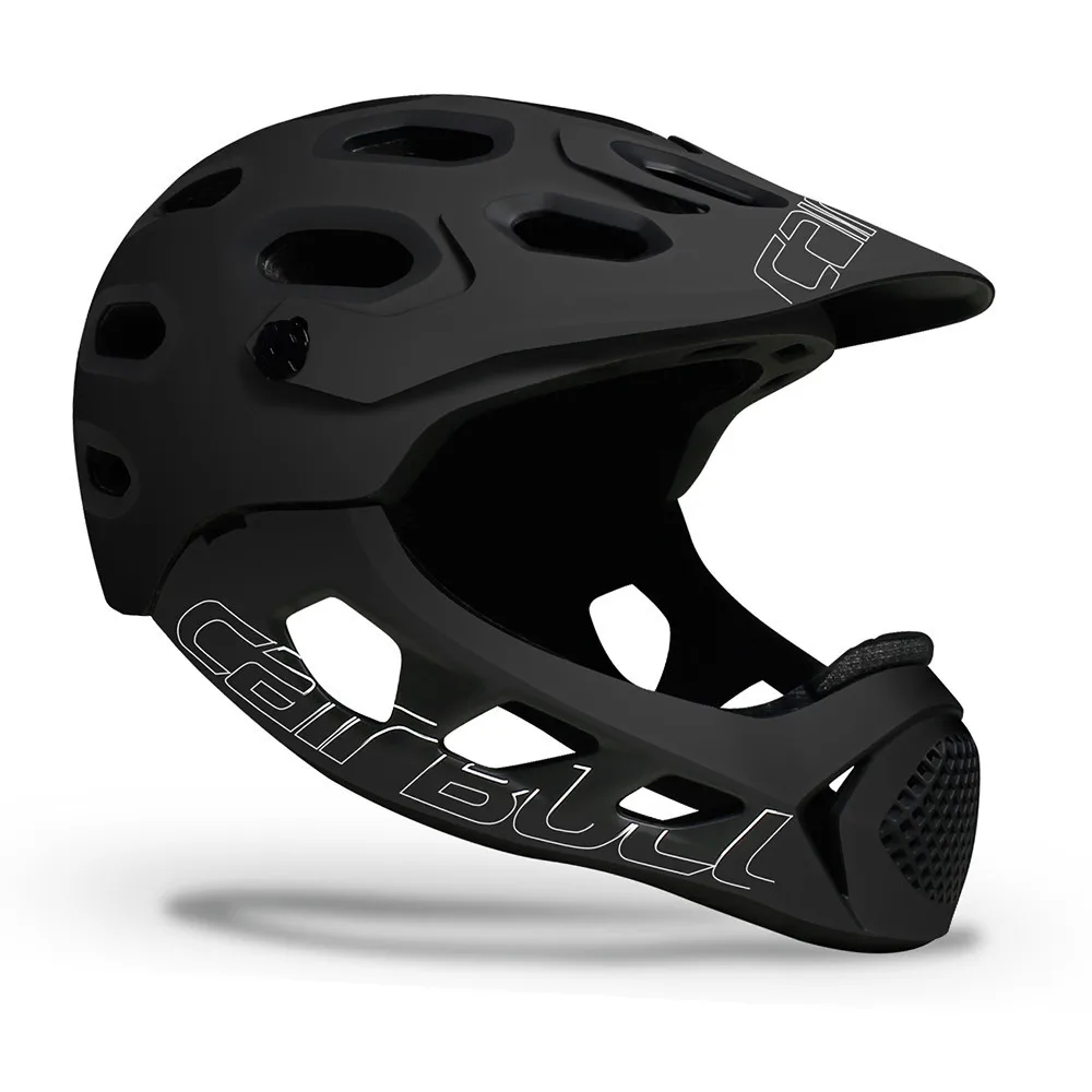 CAIRBULL Mountain Bicycle Helmet Man Full Covered MTB Down Hill Full Face Helmet Inte-Molded TRAIL BMX Cycling Helmet Ultralight