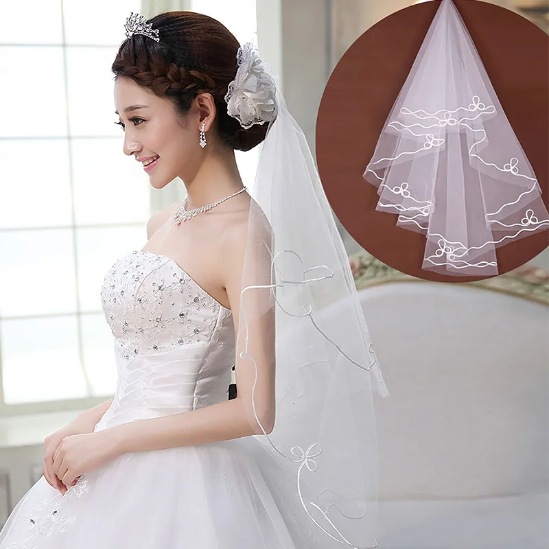 Applique-Patchwork-Trim-Wavy-Solid-Color-Bridal-Veil-1-5M-Single-Layer-Women-Short-Sheer-Mesh (2)