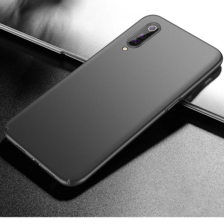 Черный Полное покрытие чехол для samsung Galaxy A10 A20 A30 A40 A50 A70 A10S A20S A30S A50S A70S M30 M10 M20 A20e Матовый Жесткий ПК чехол - Цвет: Черный