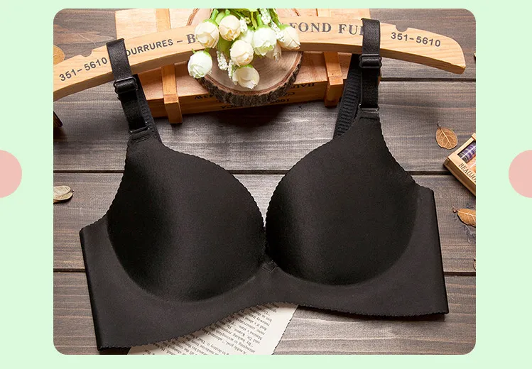 New Sexy High Quality Cup Front Button Bra Gather Adjustable Women Bra Seamless Underwear Push Up Bra Free Shipping AU0003