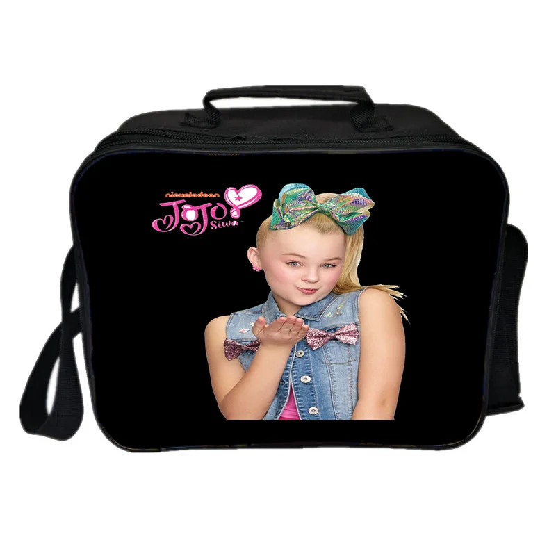 Jojo Siwa сумка-холодильник для детей, для мальчиков и девочек, сумка-холодильник, утеплитель, Модная студенческая Рабочая, новая практичная красивая сумка для ланча