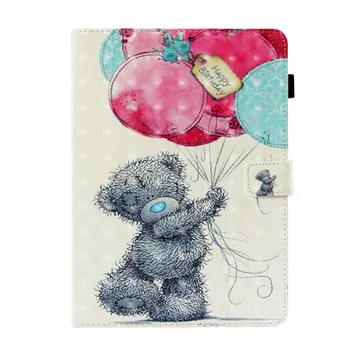 

Fashion Flower Printing PU Leather Case For Samsung Galaxy Tab E 9.6 T560 T561 2016 9.6 inch smart painted tablet case+film+pen