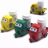 1:43 alloy tricycle with cup Q version force control simulation car model decoration collection
