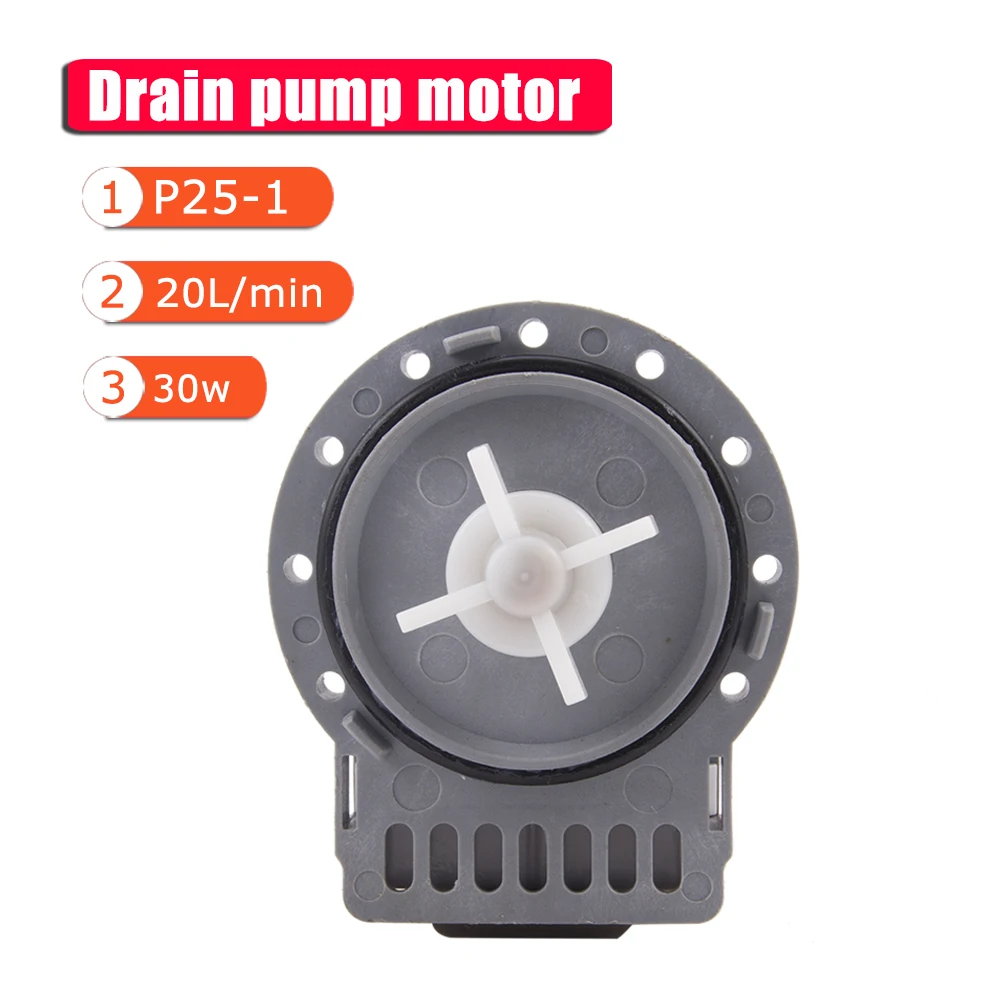 Ultra Durable 30w Washing Machine Drain Pump Motor 220v General Washer