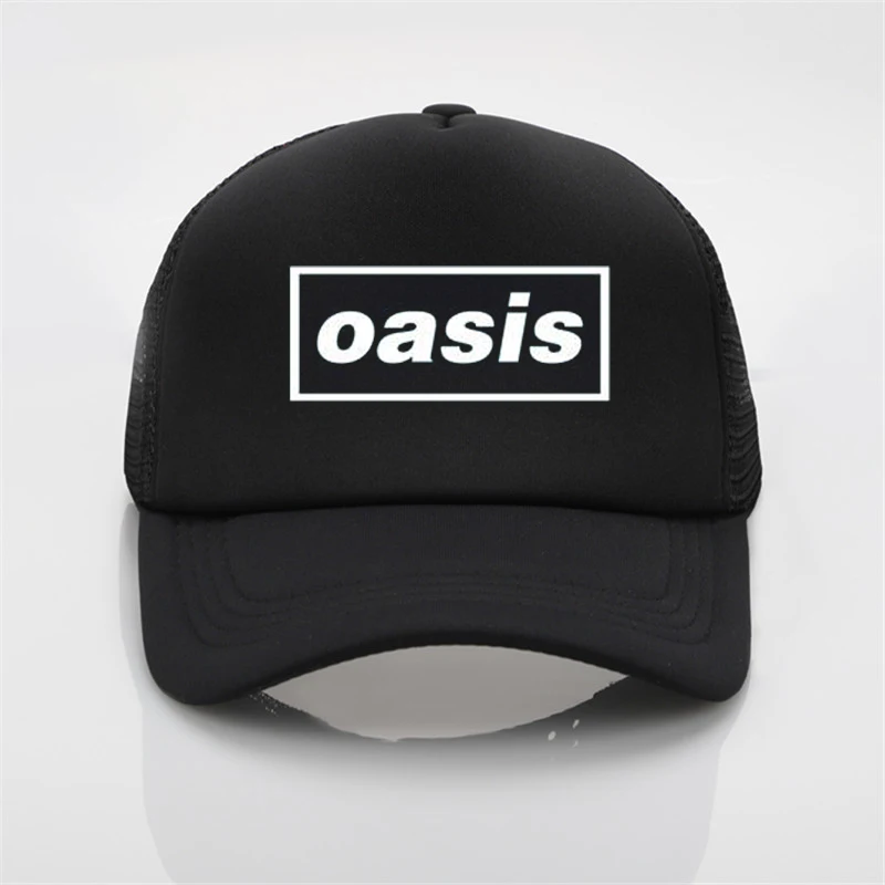 Модная сетчатая крышка группы Oasis для мужчин и женщин кепки летний модный