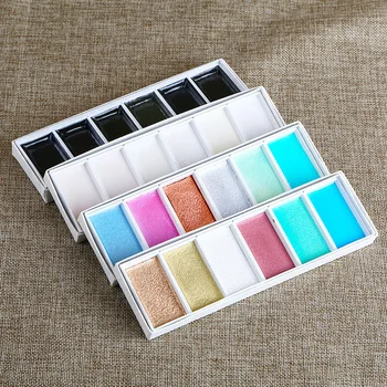 

6-color Professional Solid Watercolor Paint Set Portable Solid Watercolor Paint Suitable for Beginners Painting Art Supplies