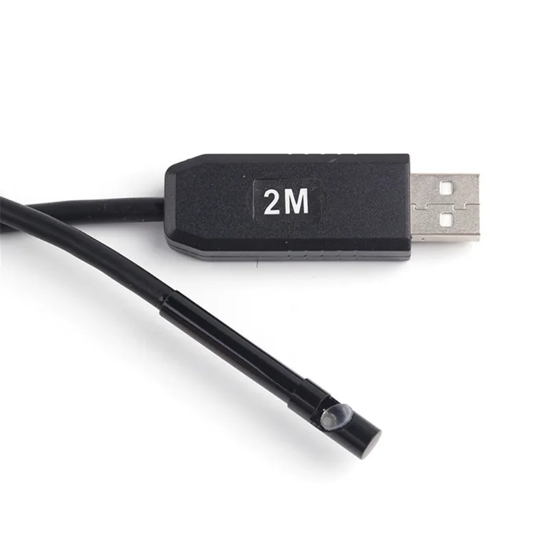 2 м/5 м/7 м/10 м 5,5 мм промышленный эндоскоп камера мини USB Android 6LED эндоскоп Водонепроницаемый Бороскоп Инспекционная камера для Android